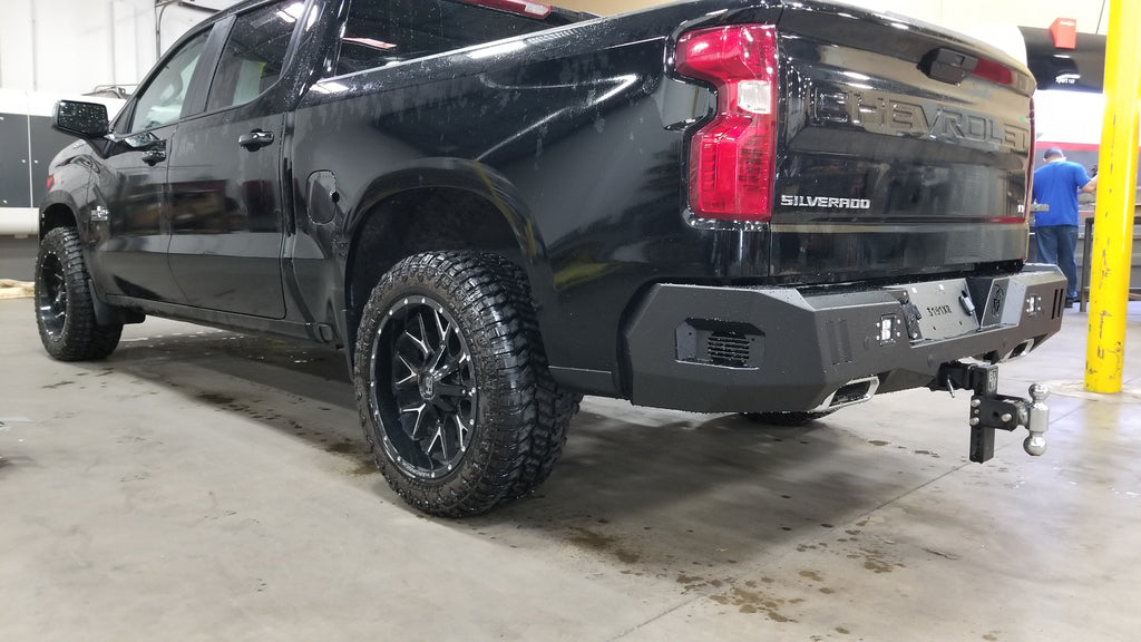 2019-2021 Chevy 1500 Spartan Rear Bumper  - Texture Black