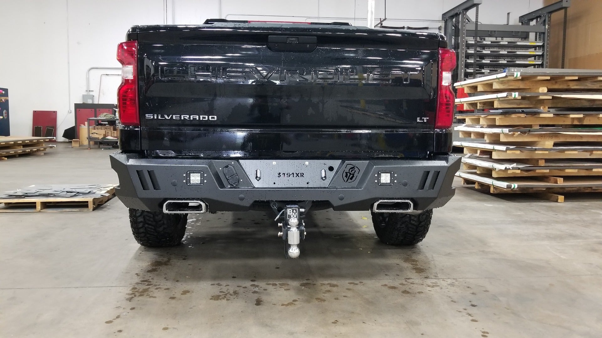 2019-2021 Chevy 1500 Spartan Rear Bumper  - Texture Black