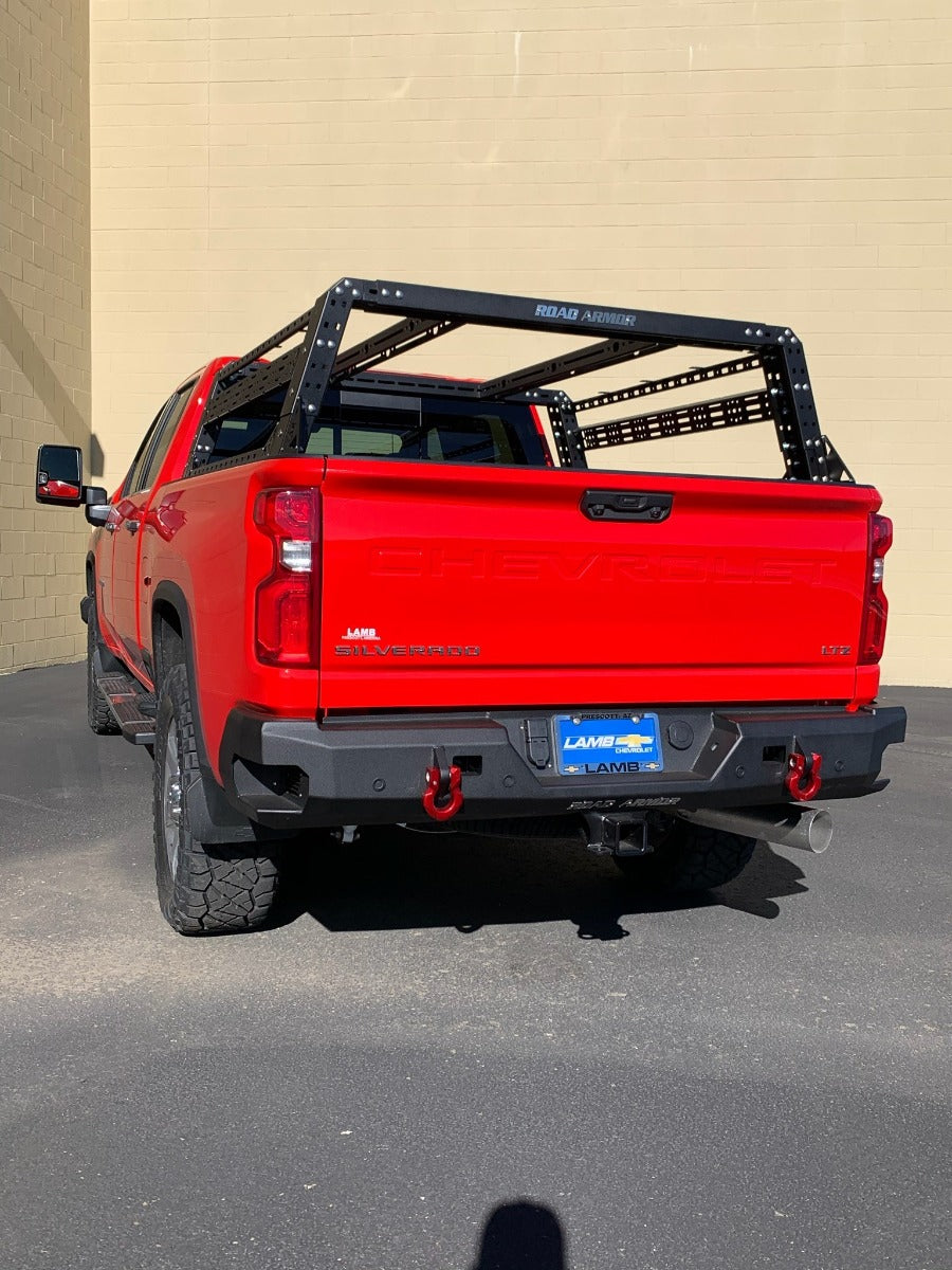 2020+ Chevy 2500 Stealth Rear Non-Winch Bumper - Texture Black