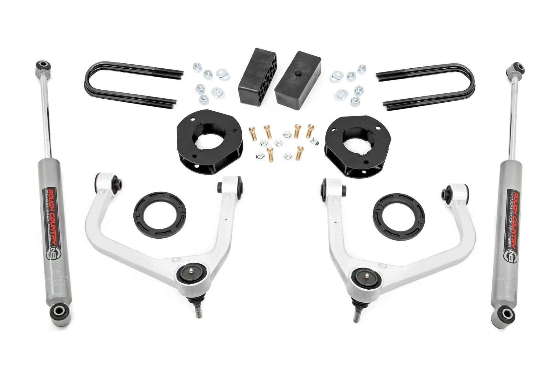 3.5 Inch Lift Kit | Mono Leaf Rear | GMC Sierra 1500 2WD/4WD (2019 - 2025 & Classic) - Offroad Armor
