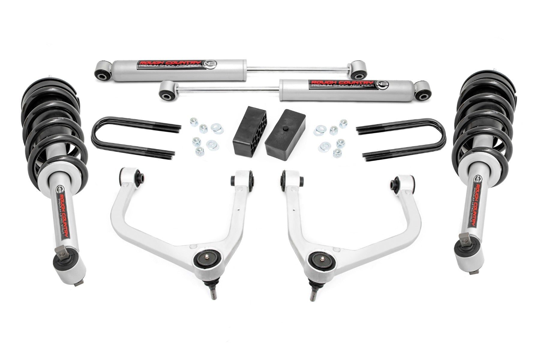 3.5 Inch Lift Kit | Mono Leaf Rear | N3 Struts | GMC Sierra 1500 2WD/4WD (2019 - 2025 & Classic) - Offroad Armor
