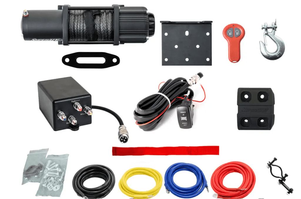 3500 Lb. Utv/Atv Winch (With Wireless Remote & Synthetic Rope) - Offroad Armor