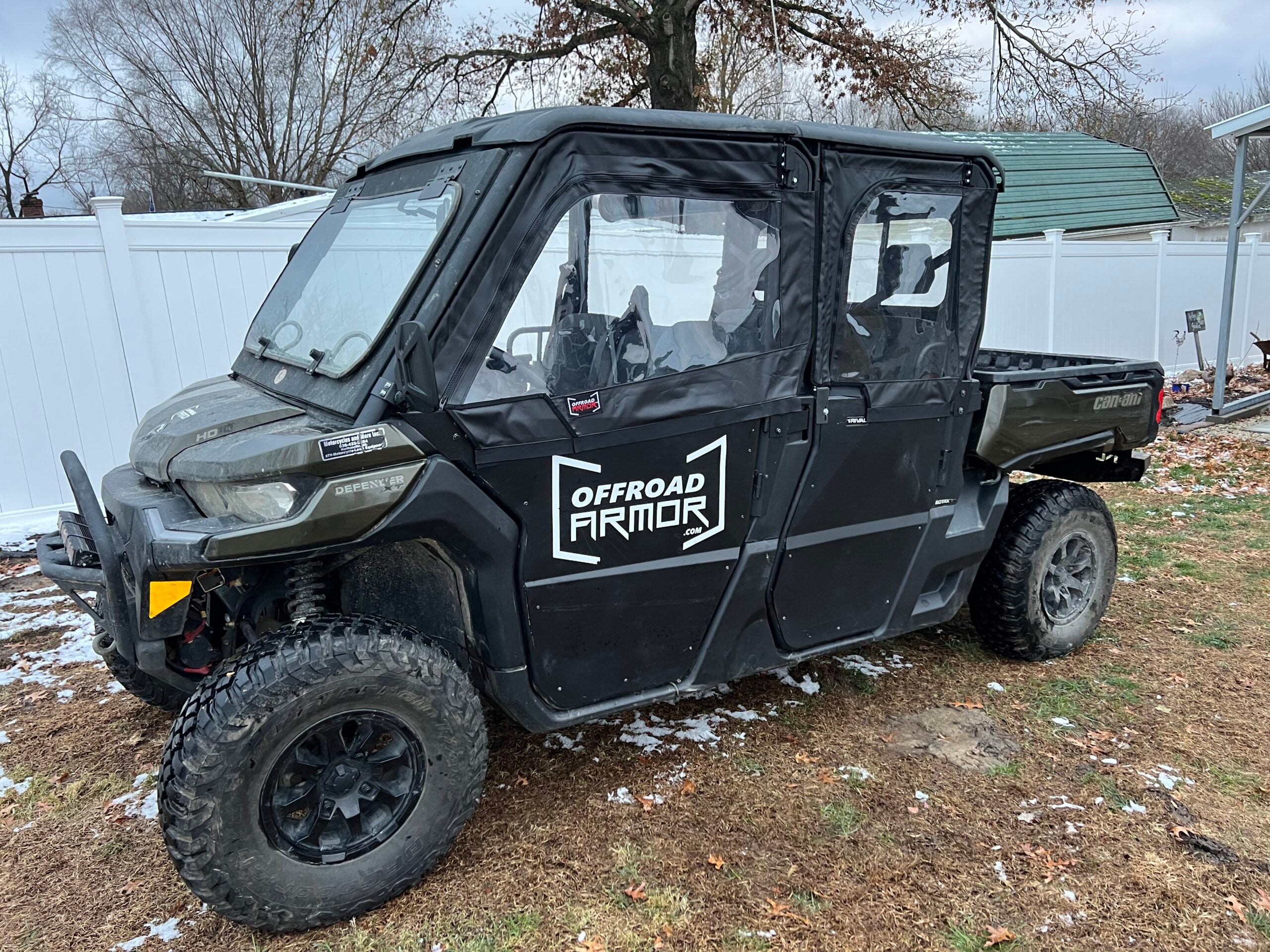 Canam Defender Max Convertible Doors (Rival Lower Doors and Removable Framed Upper Doors)