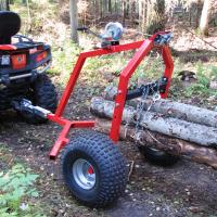Log hauler (US Stock) incl hand winch