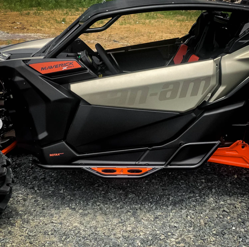 2017+ Can-Am Maverick X3 Nerf Rails (2 Seat) (Black)