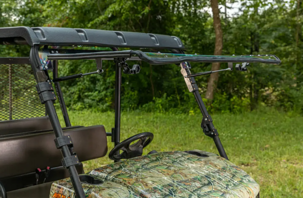 Kawasaki Mule 4000/4010 Scratch-Resistant Flip Windshield