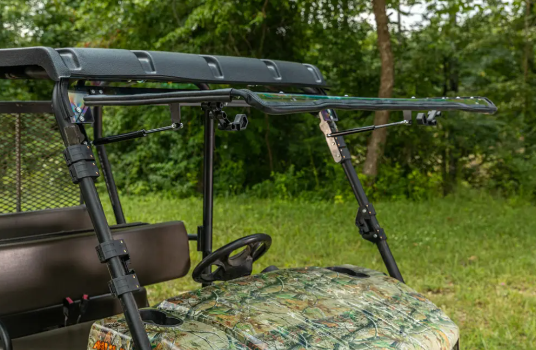 Kawasaki Mule 4000/4010 Scratch-Resistant Flip Windshield