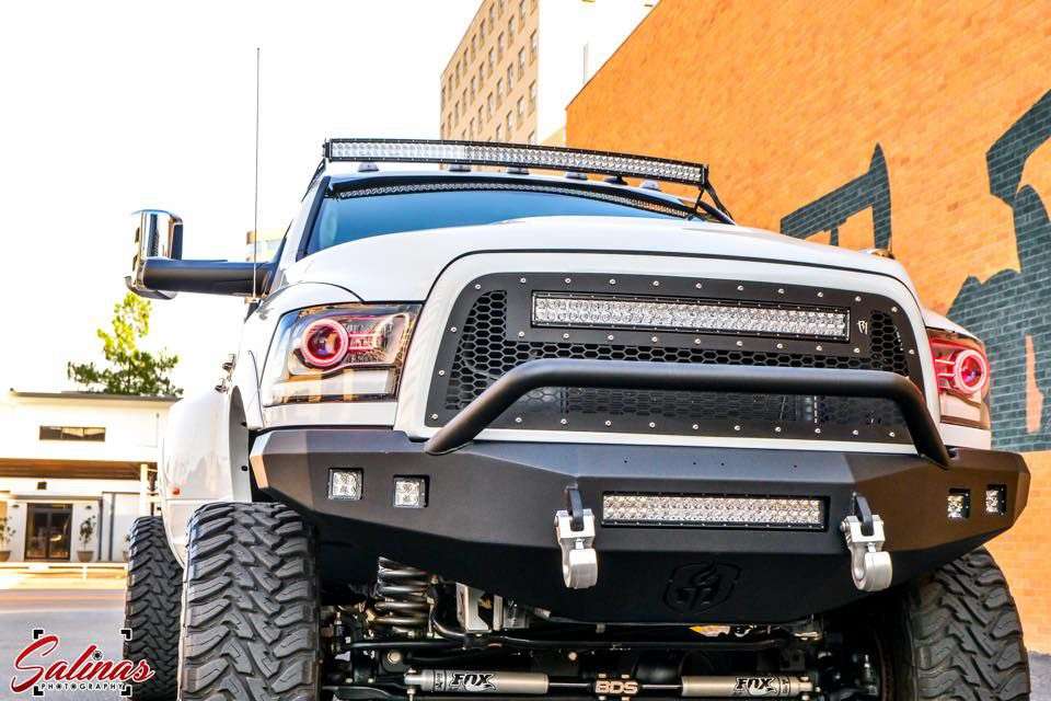2010-2018 Ram 2500 Stealth Front Non-Winch Bumper Pre-Runner Guard - Texture Black