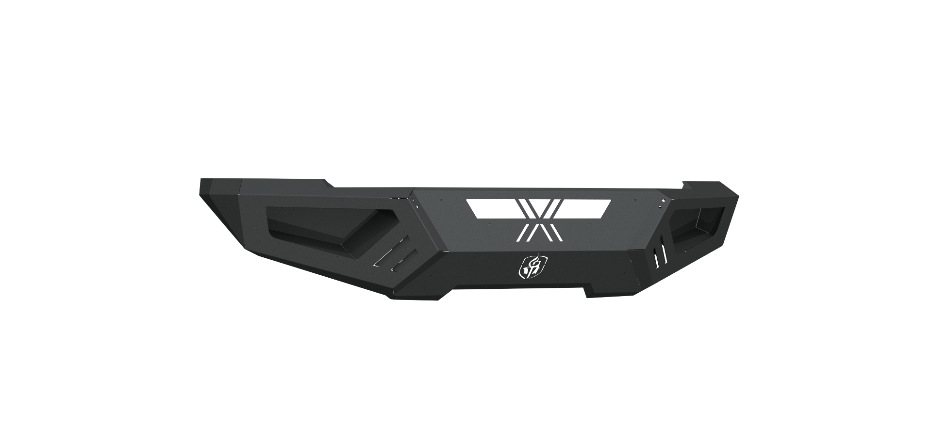 2010-2018 Ram 2500 Spartan Front Bumper Texture Black Road Armor