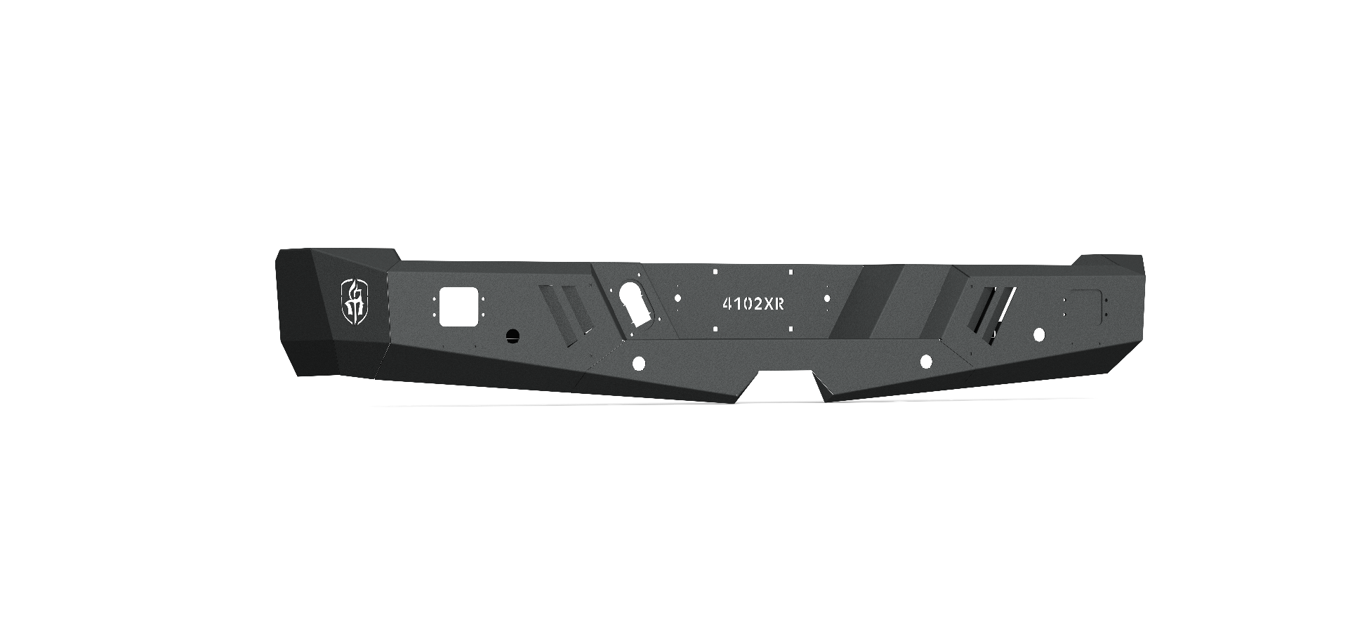2010-2018 Ram 2500 Spartan Rear Bumper Texture Black Road Armor