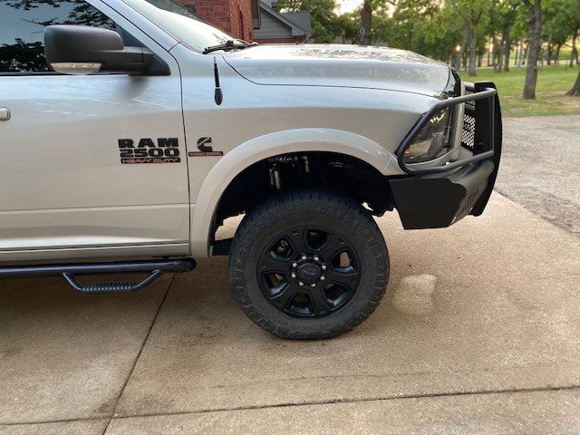 2010-2018 Ram 2500 Vaquero Front Non-Winch Bumper Full Guard 2-In Receiver - Texture Black