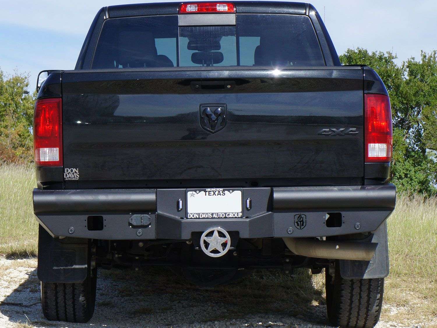 2010-2018 Ram 2500 Vaquero Rear Non-Winch Bumper - Texture Black