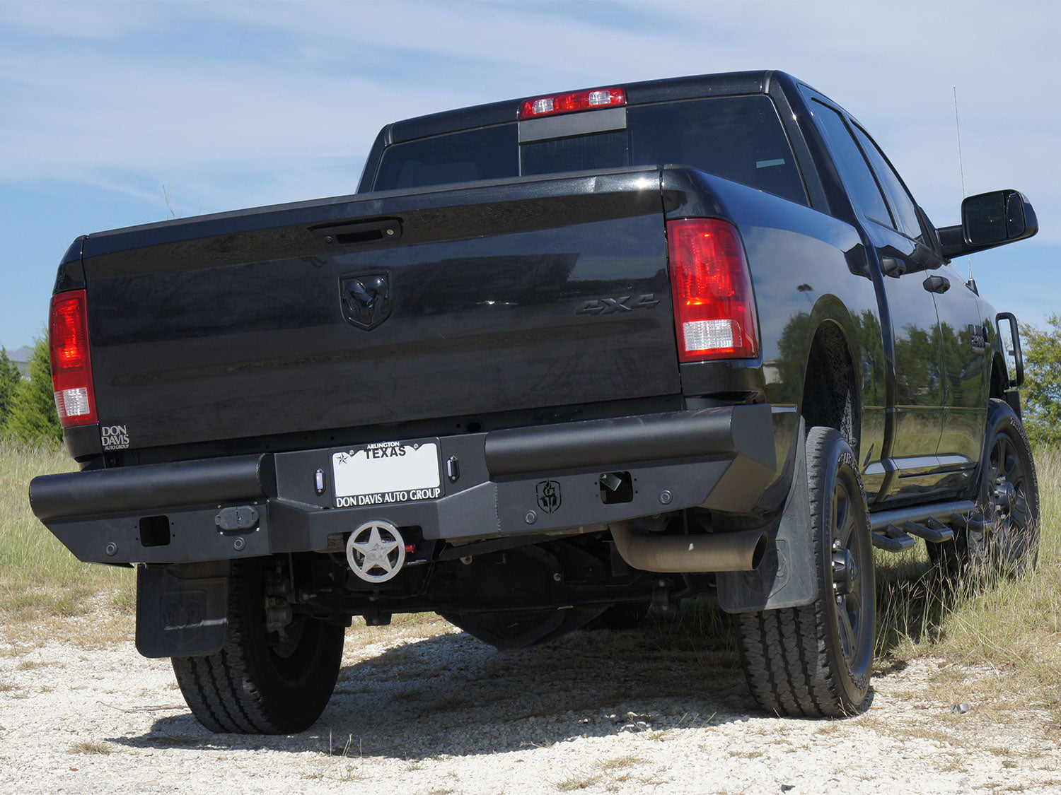 2010-2018 Ram 2500 Vaquero Rear Non-Winch Bumper - Texture Black