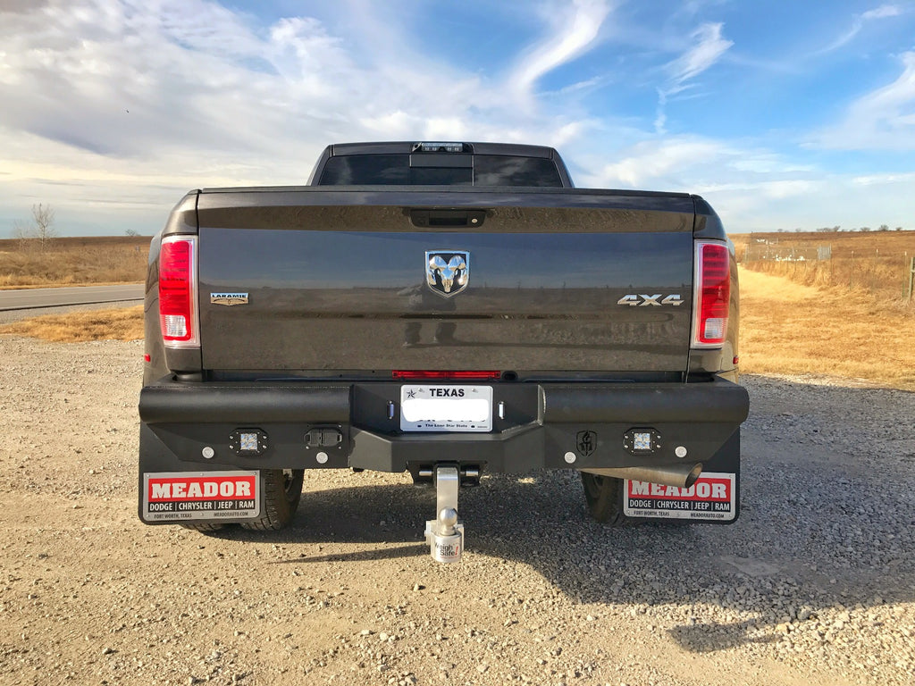 2010-2018 Ram 2500 Vaquero Rear Non-Winch Bumper - Texture Black