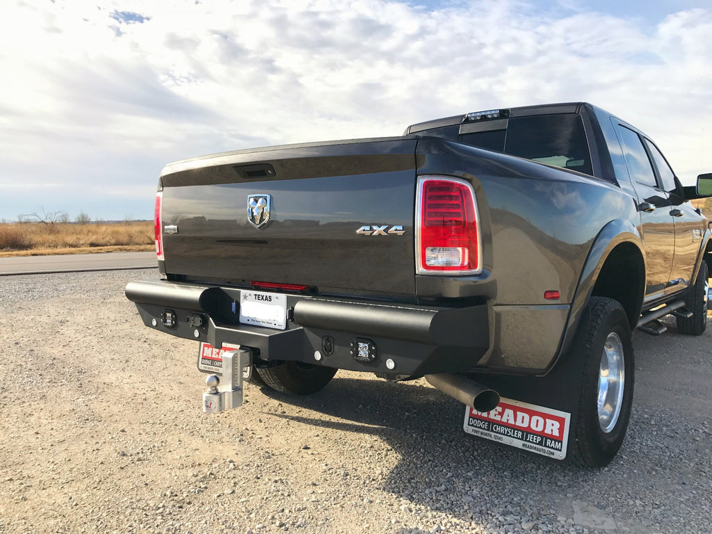 2010-2018 Ram 2500 Vaquero Rear Non-Winch Bumper - Texture Black