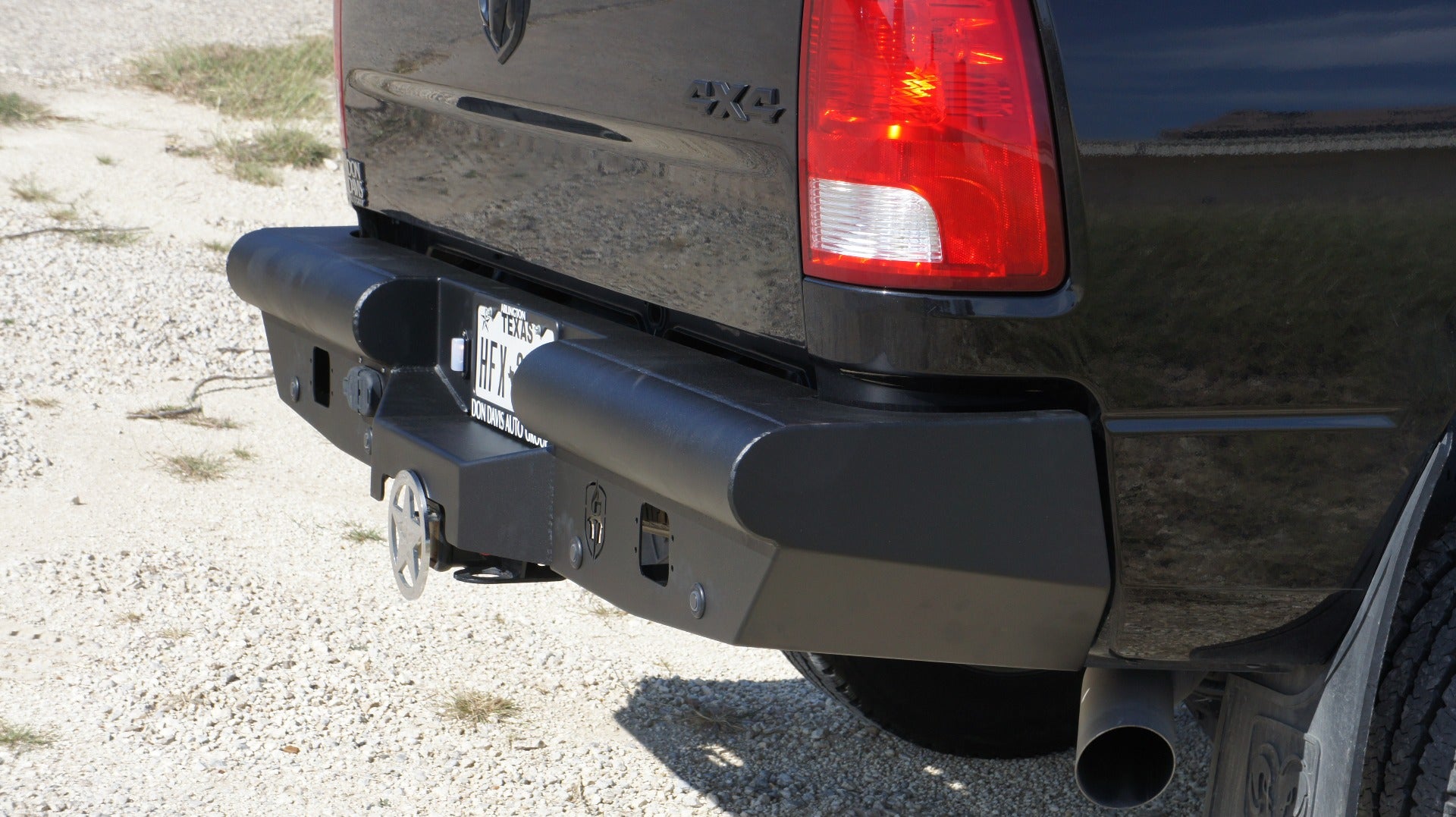 2010-2018 Ram 2500 Vaquero Rear Non-Winch Bumper - Texture Black