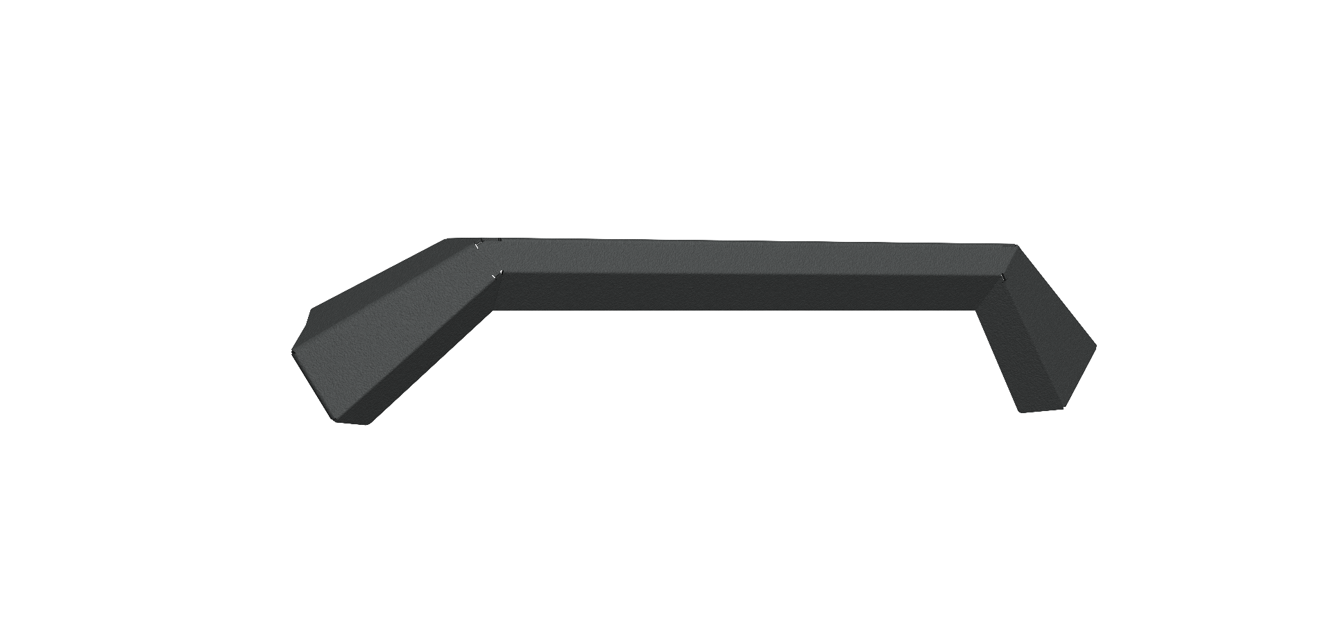 2013-2018 Ram 1500 Spartan Front Bumper Bolt-On Accessory Sheet Metal Pre-Runner Guard Texture Black Road Armor