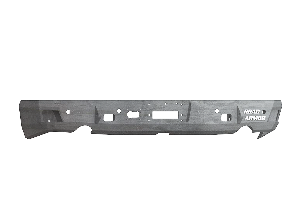 2016-2018 Ram 2500 Identity Front Bumper Components Standard End Pods - Raw Steel