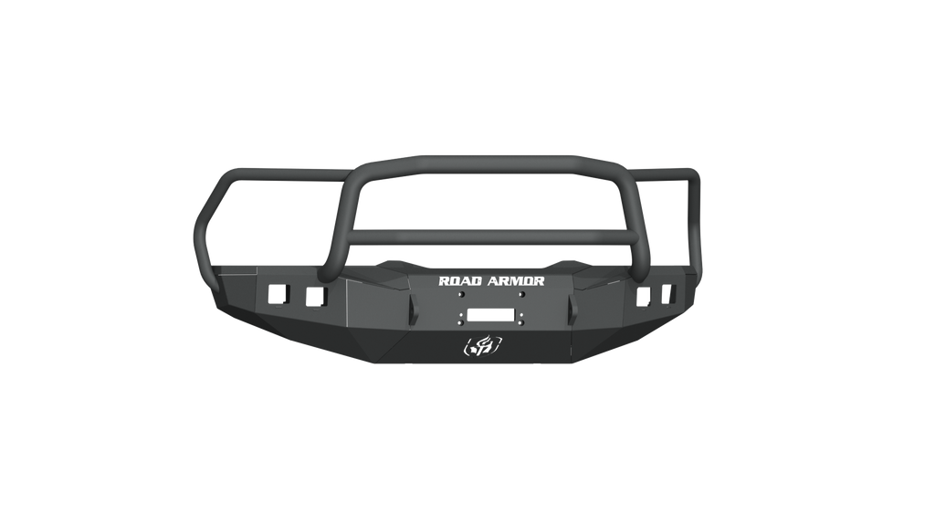 2015-2018 Ram Rebel Stealth Front Winch Bumper Lonestar Guard - Texture Black Warn M12000, Smittybilt Xrc