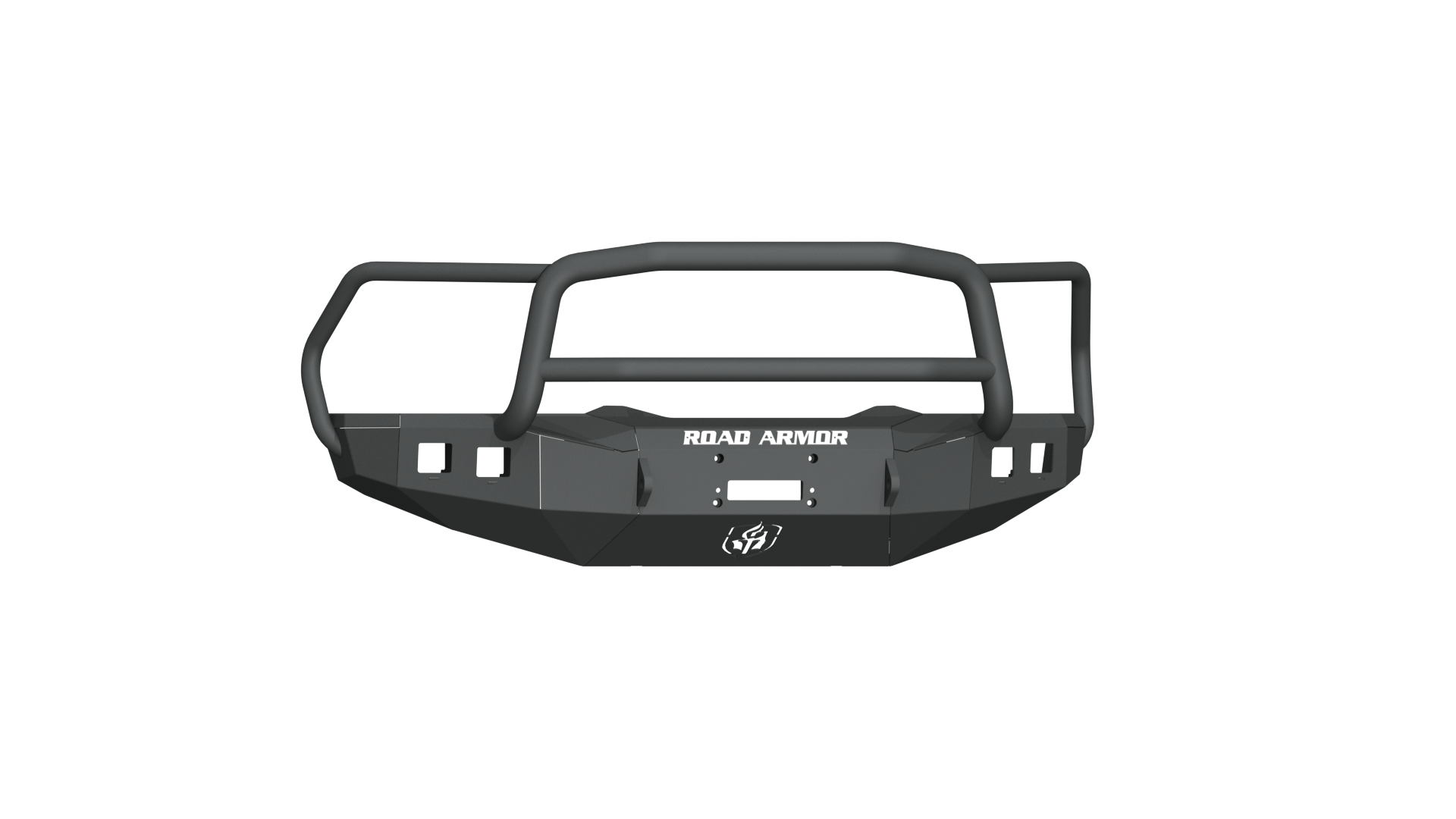 2015-2018 Ram Rebel Stealth Front Winch Bumper Lonestar Guard - Texture Black Warn M12000, Smittybilt Xrc