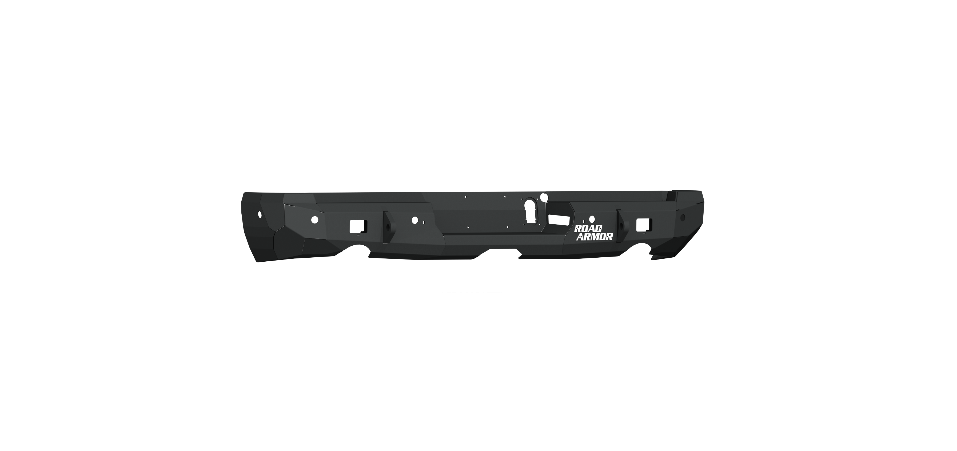 2019+ Ram 1500 Stealth Rear Non-Winch Bumper - Texture Black