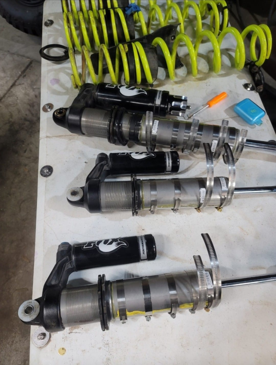Suspension Armor SxS Stainless Steel Shock Body Sleeves for Fox/Walker Evans Shocks