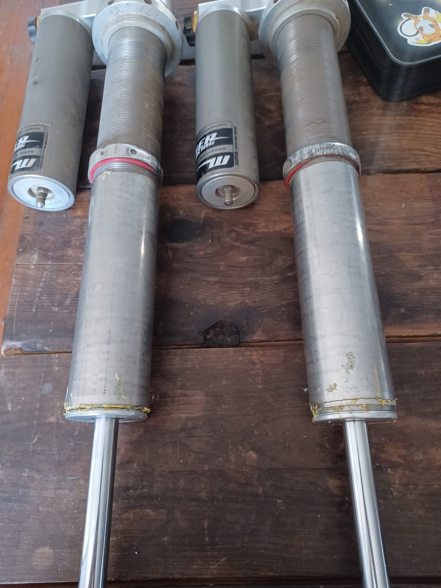 Suspension Armor SxS Stainless Steel Shock Body Sleeves for Fox/Walker Evans Shocks