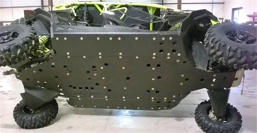 Trail Armor Can Am Maverick Max X Ds 1000R Turbo, Can Am Maverick Max X Rs 1000R Turbo, Can Am Maverick Max Turbo Full Skids With Integrated Slider Nerfs