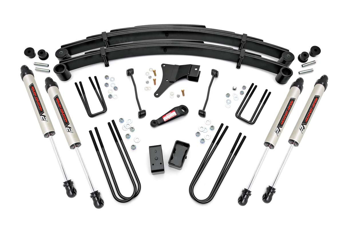 4 Inch Lift Kit | Rear Blocks | V2 | Ford Super Duty 4WD (1999)