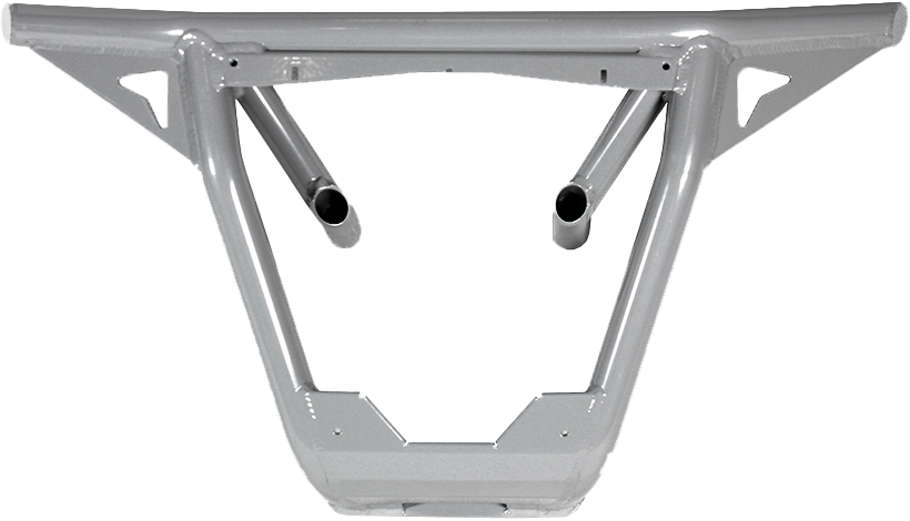 Pro Armor Race Front Bumper Xp Sparkle Silver Metallic 2015-18 Polaris Rzr 900/1000