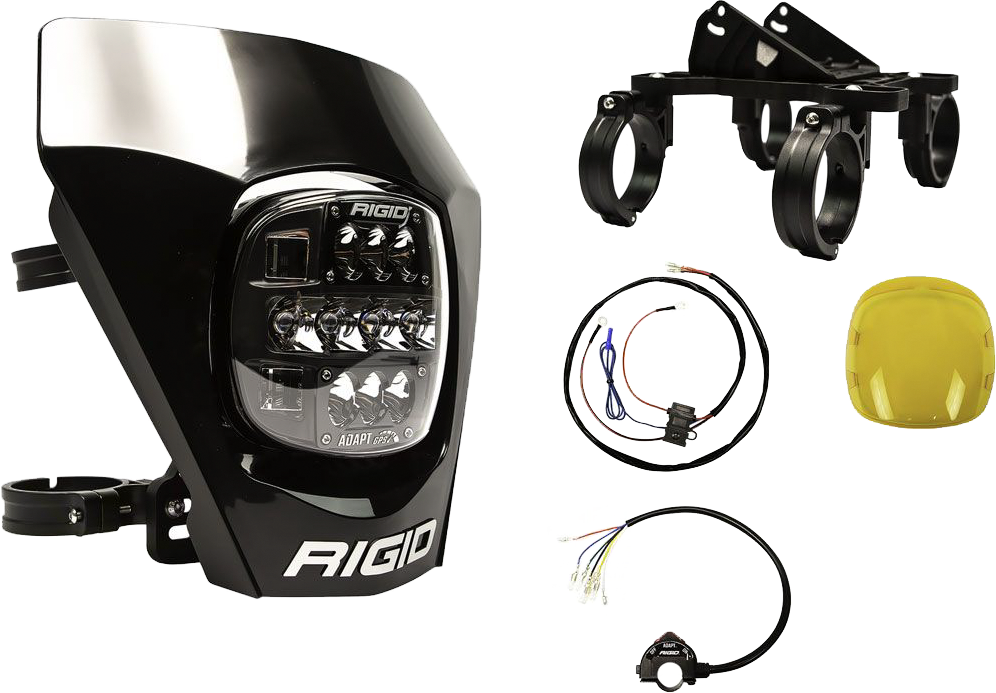 Rigid Adapt Xe Extreme Led Enduro Led Moto Kit Black