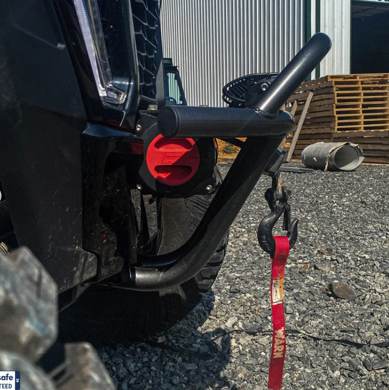 2018-21 Polaris RZR Turbo S Front Winch Sport Bumper (NO, Black)