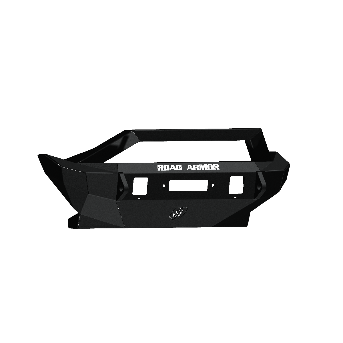 2007-2018 Jeep Jk Stealth Front Winch Bumper Sheetmetal Bar Guard Mid Width - Texture Black Warn Zeon