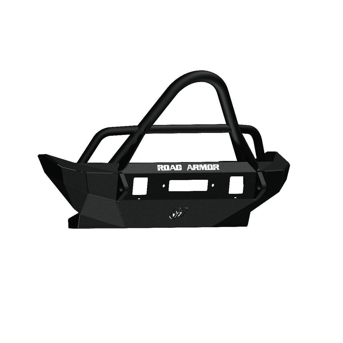 2007-2018 Jeep Jk Stealth Front Winch Bumper Stinger Guard Mid Width - Texture Black Warn Zeon
