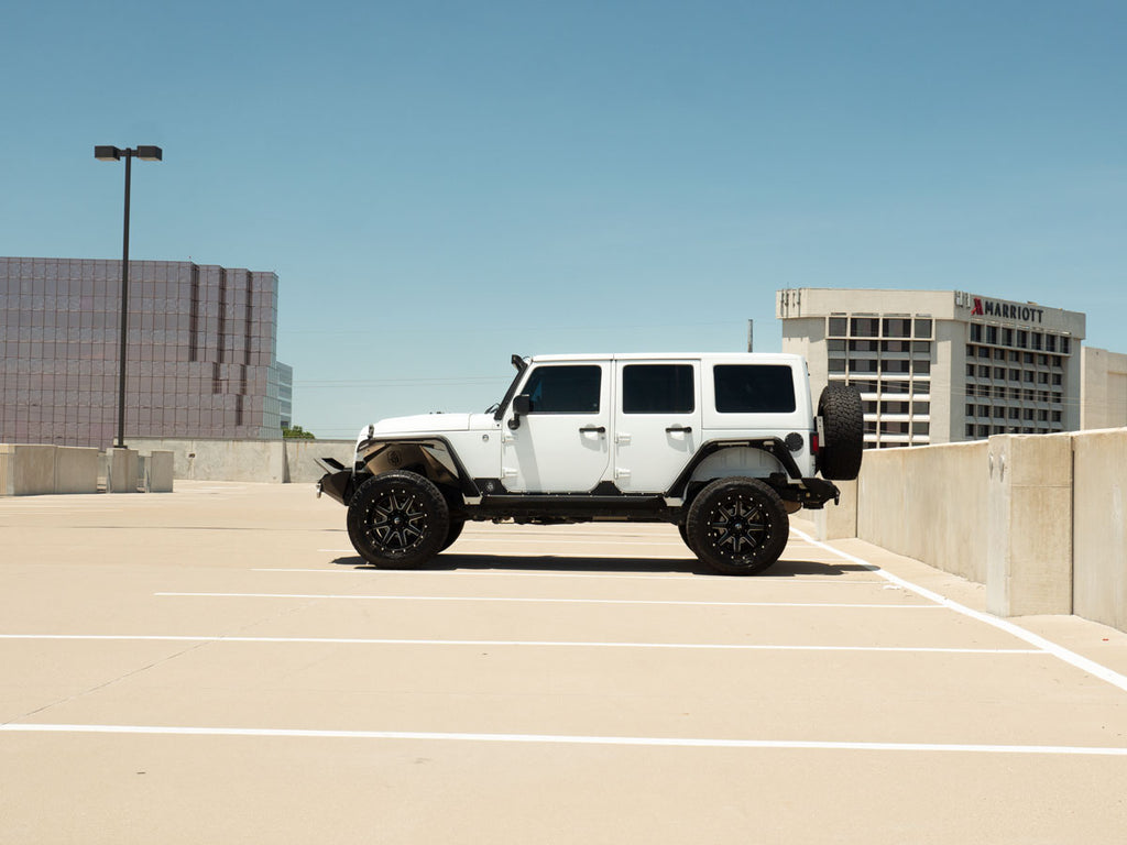 2007-2018 Jeep Jk Stealth Rear Bumper Mid Width W/ Tire Carrier Assembly - Texture Black