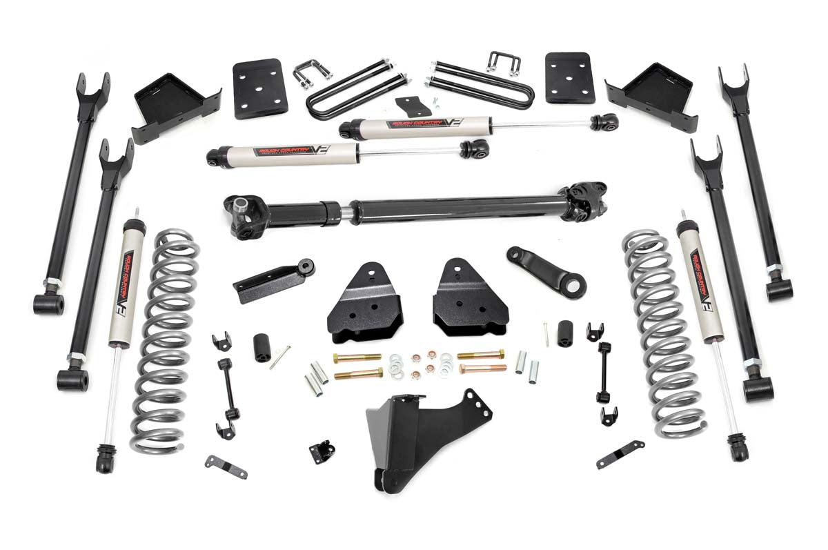 6 Inch Lift Kit | 4-Link | OVLD | D/S | V2 | Ford Super Duty (17-22)