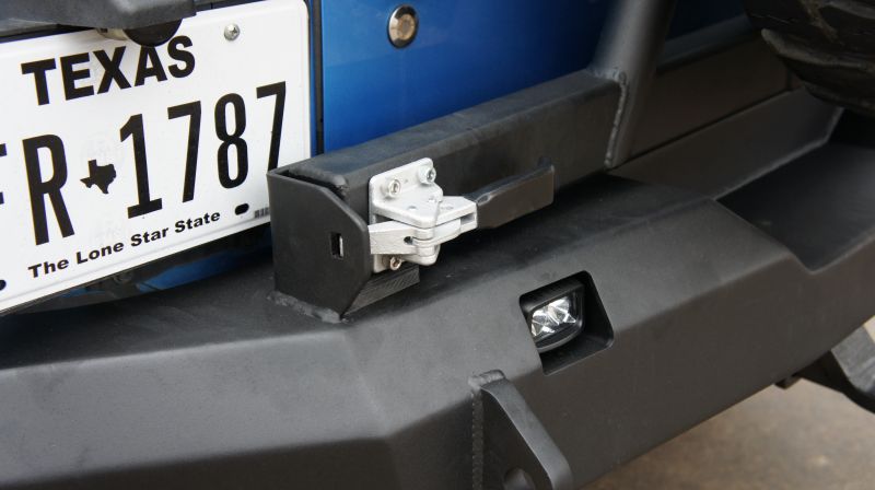 2007-2017 Jeep Jk Stealth Rear Non-Winch Bumper With Tire Carrier - Texture Black
