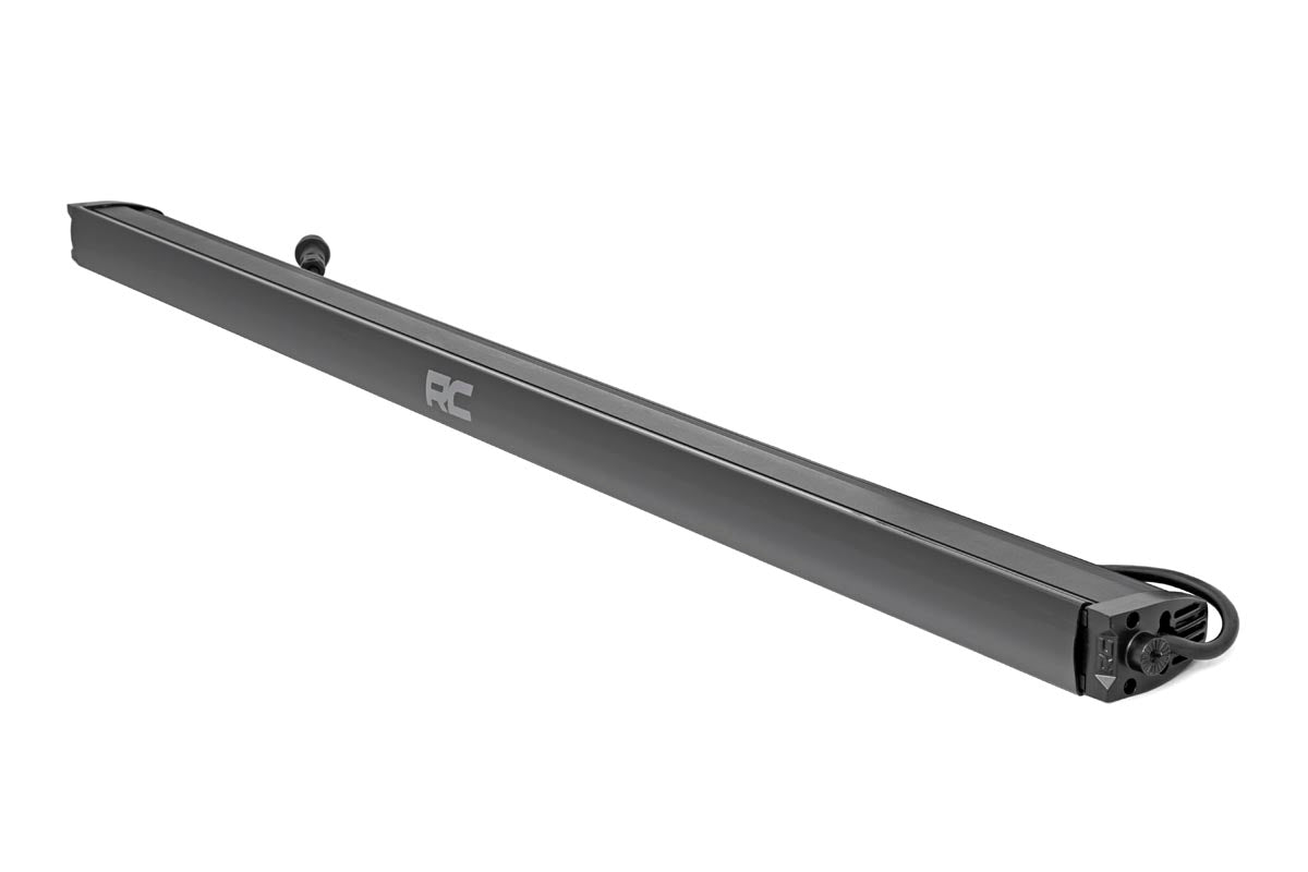 Rough Country Black Series LED Light Bar | Cool White DRL | 50 Inch | Single Row