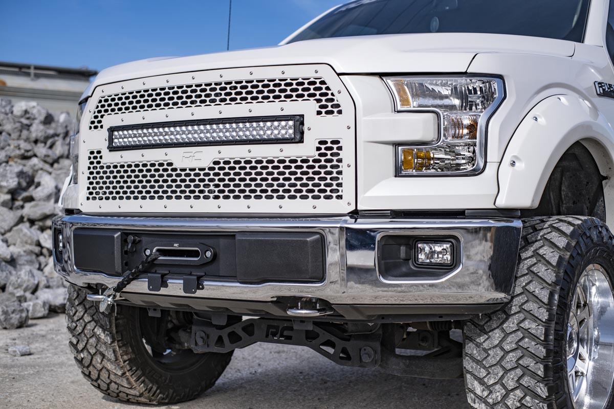 Rough Country Hidden Winch Mount | Ford F-150 2WD/4WD (2015-2020)