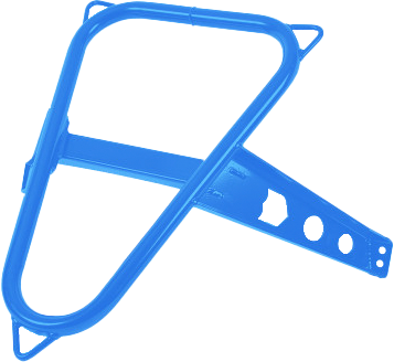 Pro Armor Spare Tire Mount Voodoo Blue 2014-21 Polaris Rzr Xp 1000/Turbo