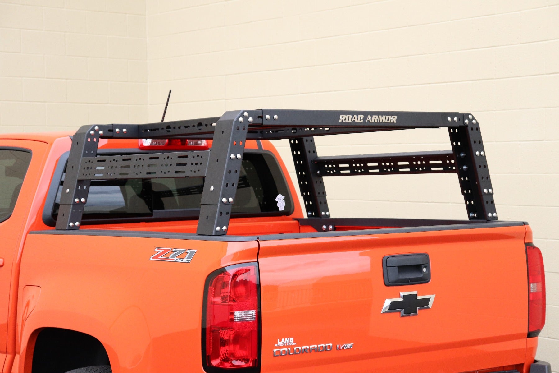 2015+ Gmc Canyon Treck 5Ft. Mid-Size Truck Beds, Adjustable Bed Rack System - Bracket Kit Included  - Texture Black
