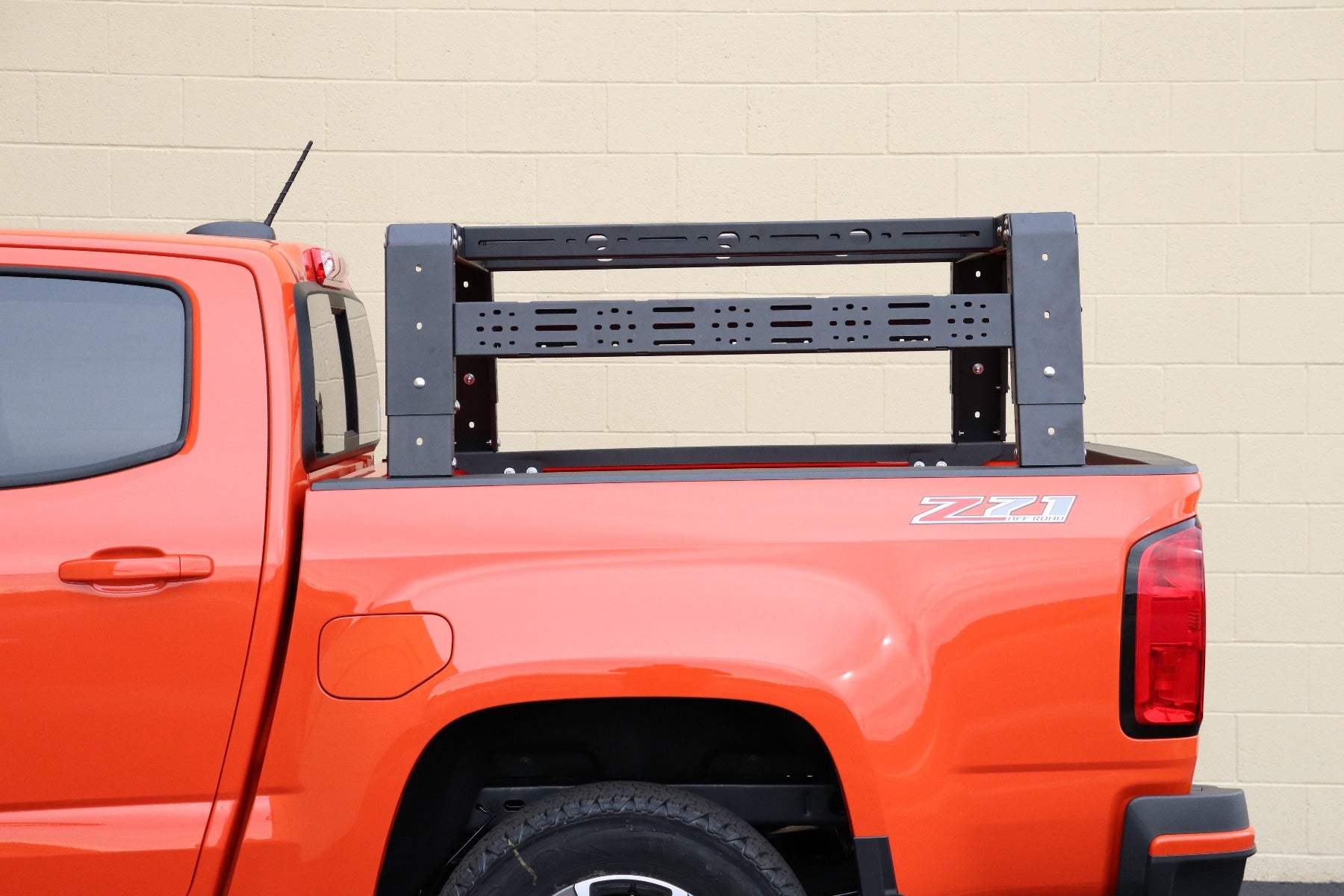 2015+ Gmc Canyon Treck 5Ft. Mid-Size Truck Beds, Adjustable Bed Rack System - Bracket Kit Included  - Texture Black
