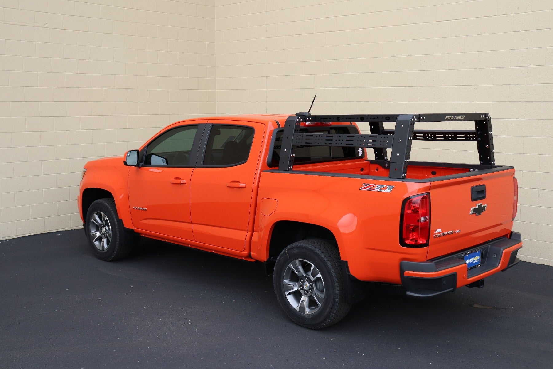 2015+ Gmc Canyon Treck 5Ft. Mid-Size Truck Beds, Adjustable Bed Rack System - Bracket Kit Included  - Texture Black