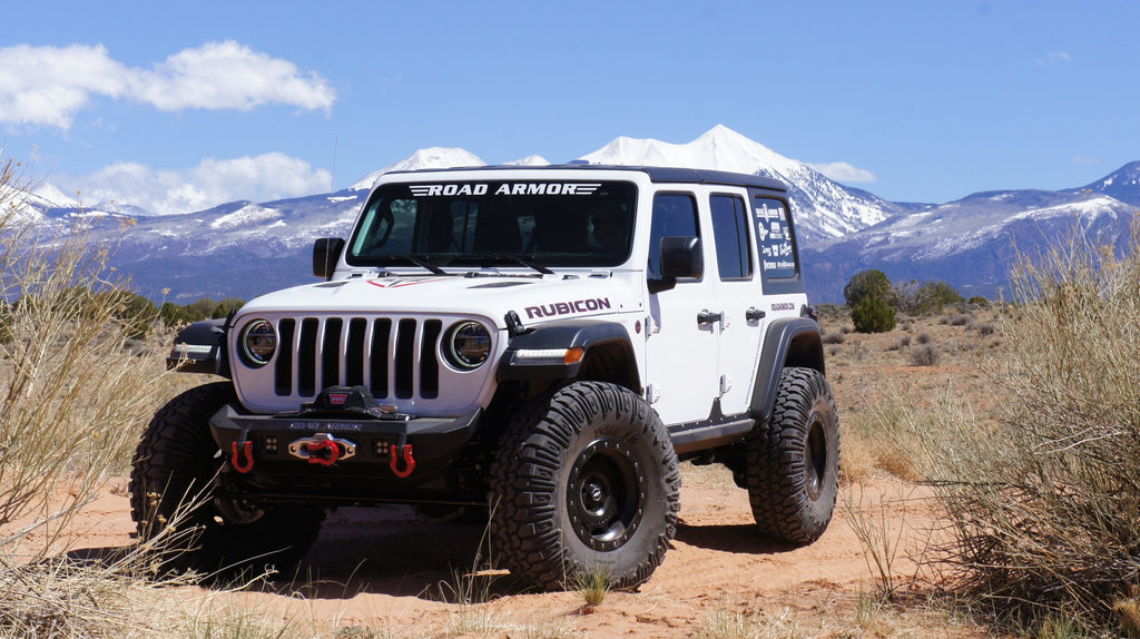 2018+ Jeep Jl Rubicon Stealth Front Winch Bumper Mid Width - Texture Black Warn Zeon