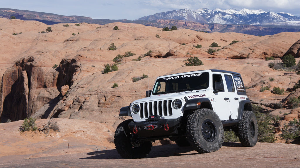 2018+ Jeep Jl Rubicon Stealth Front Winch Bumper Mid Width - Texture Black Warn Zeon