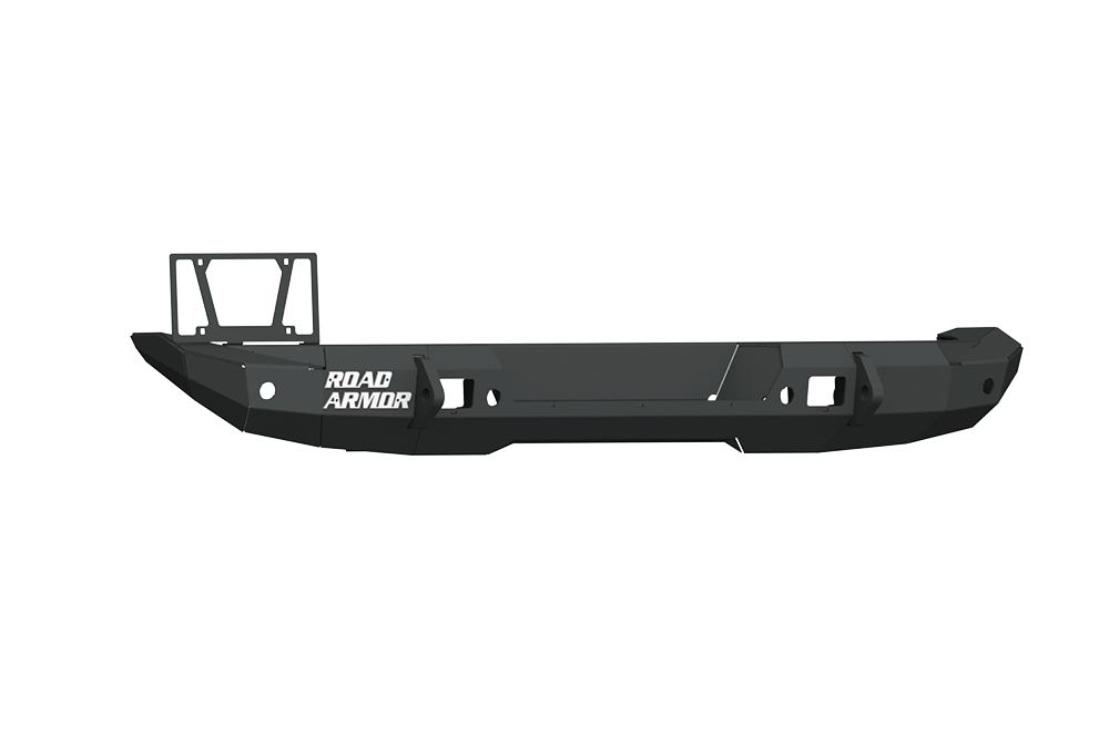 2018-2021 Jeep Jl Rubicon Stealth Rear Bumper Mid Width Only, W/ Tire Carrier Hole - Texture Black