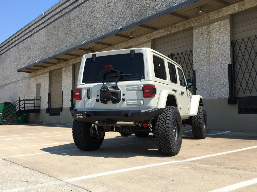 2018+ Jeep Jl Rubicon Stealth Rear Bumper Full Width - Texture Black