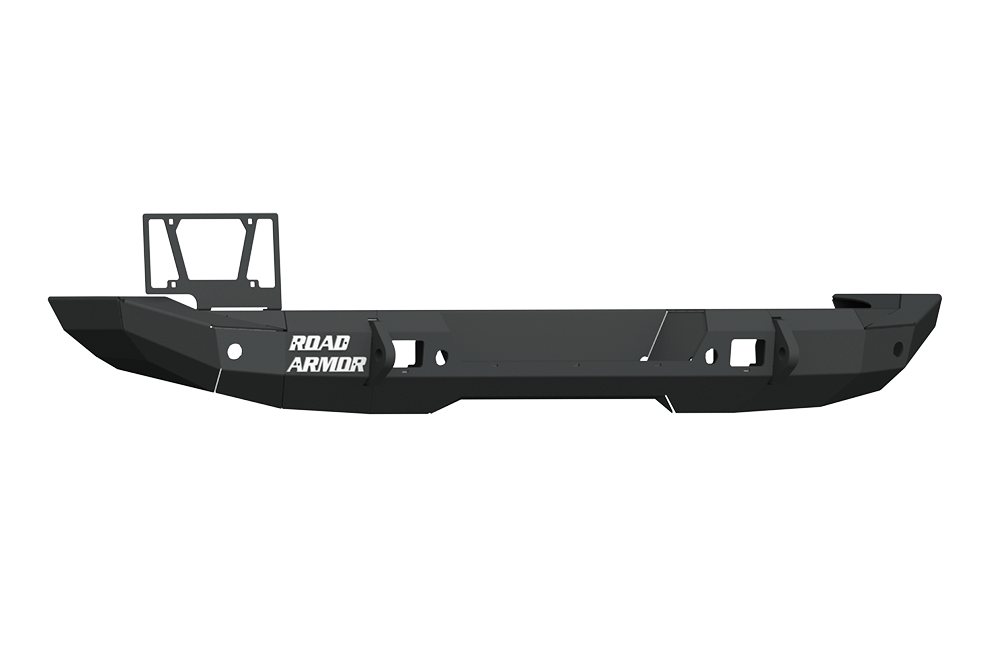 2018+ Jeep Jl Rubicon Stealth Rear Bumper Full Width Only, W/ Tire Carrier Hole - Texture Black