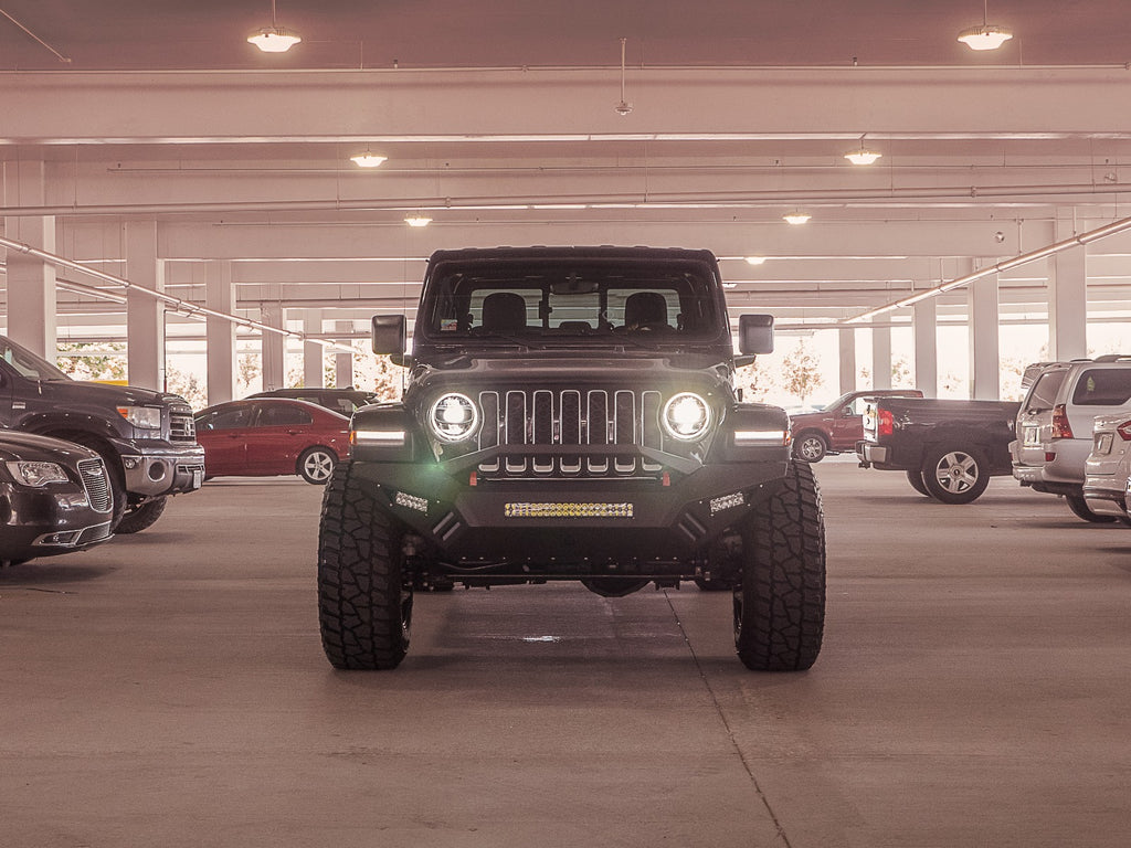 2018+ Jeep Jl Sport Spartan Front Bumper  - Texture Black