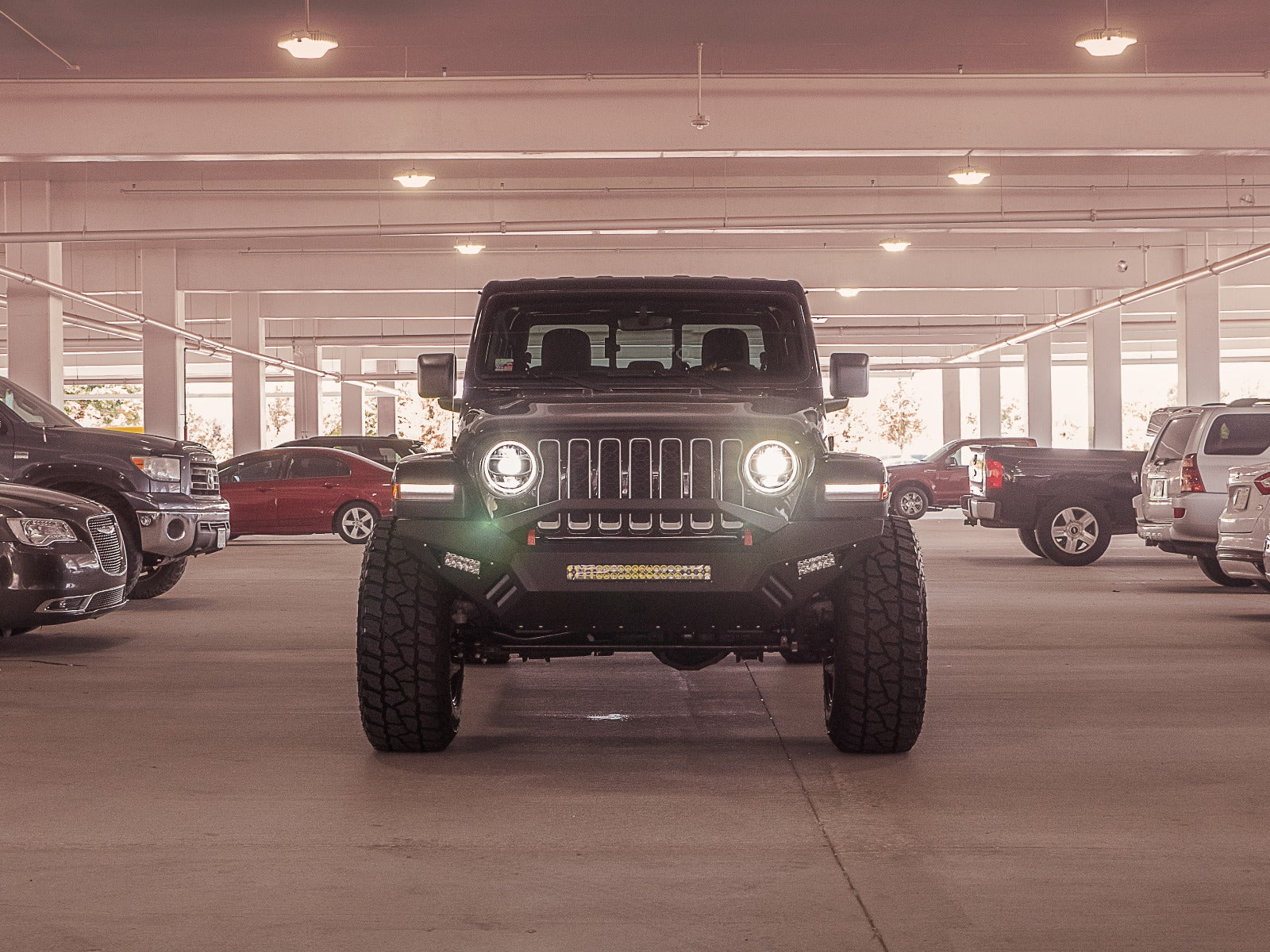 2018+ Jeep Jl Sport Spartan Front Bumper  - Texture Black